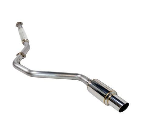 Remark 22+ Subaru WRX (VB) R1 Spec Single-Exit Stainless Catback Exhaust (Resonated) - RK-C1076S-03C