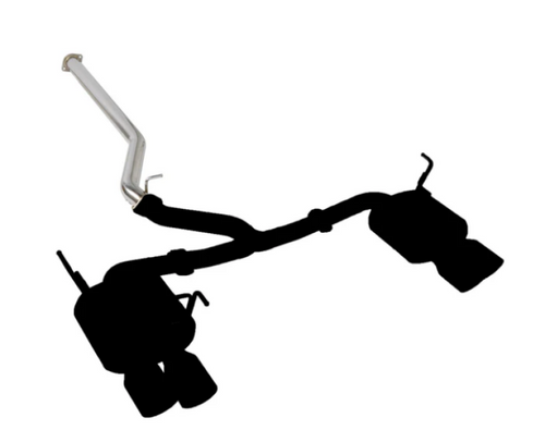 Remark 22+ Subaru WRX (VB) Sports Touring Spec - 4in. SS Quad Tips (Non-Resonated) - RK-C4076S-02