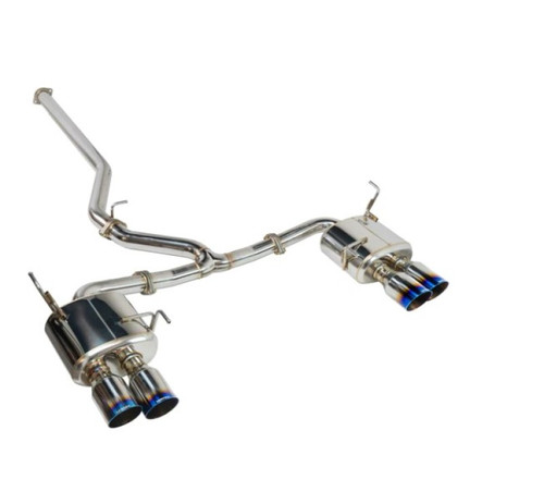Remark 22+ Subaru WRX (VB) Sports Touring Spec - 4in. Burnt SS Quad Tips (Non-Resonated) - RK-C4076S-02T