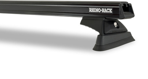 Rhino-Rack 05-16 Land Rover LR3 & LR4 4 Door SUV Heavy Duty RCL 2 Bar Roof Rack - Black - JA9951