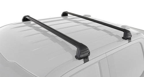 Rhino-Rack 04-08 Ford F150 Supercrew Vortex ROC25 Flush 2 Bar Roof Rack - Black - RV0648B