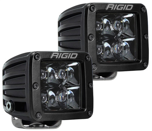 Rigid Industries D-Series Midnight Edition - Spot - Set of 2 - 202213BLK