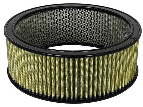 aFe MagnumFLOW Air Filters Round Racing PG7 A/F RR PG7 14OD x 12ID x 5H IN with E/M - 18-11476