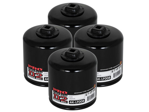 aFe Pro GUARD D2 Oil Filter 93-11 Ford Gas Trucks V8 4.6L/5.4L/5.8L (4 Pack) - 44-LF008-MB