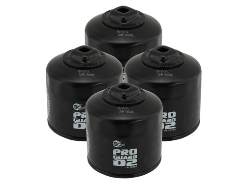 aFe Pro GUARD D2 Oil Filter 13-17 Scion FR-S / Subaru BRZ H4-2.0L (4 Pack) - 44-LF018-MB