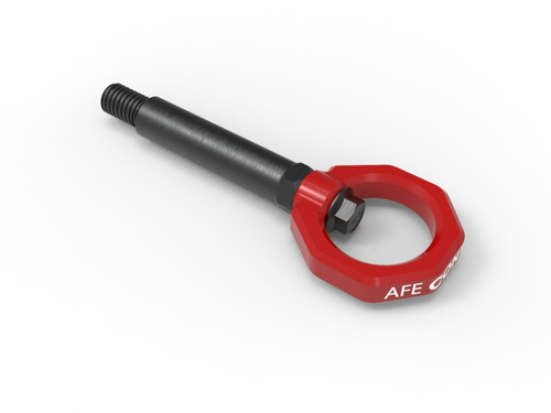 aFe Control Rear Tow Hook Red BMW F-Chassis 2/3/4/M - 450-502002-R