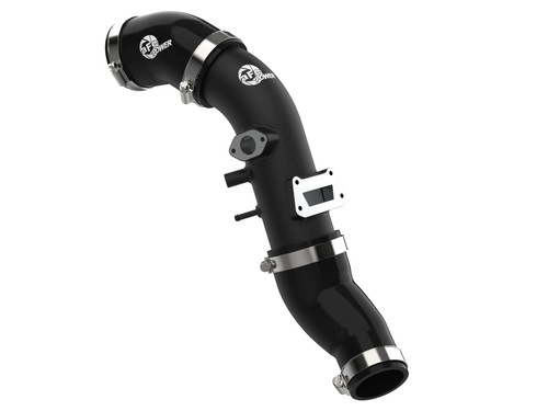 aFe 19-22 Hyundai Veloster N L4 2.0L (t) BladeRunner 2-3/4in Aluminum Cold Charge Pipe - Black - 46-20649-B