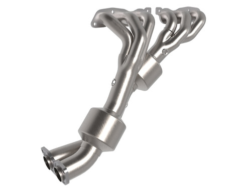 aFe 98-05 Lexus GS300 / 01-05 Lexus IS300 Twisted Steel 304 Stainless Steel Header w/ Cat - 48-36017-HC