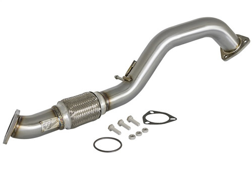 aFe Power Elite Twisted Steel 16-17 Honda Civic I4-1.5L (t) 2.5in Rear Down-Pipe Mid-Pipe - 48-36605