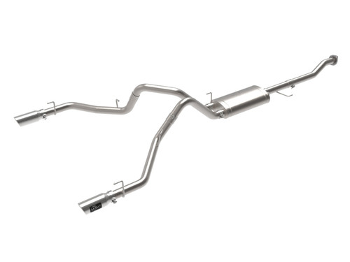 aFe Vulcan Series 3in 304SS Cat-Back w/ Polished Tips 15-20 Ford F-150 V6 2.7L/35L(tt) / V8 5.0L - 49-33130-P