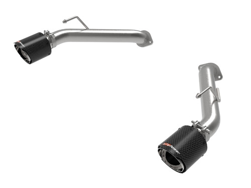 aFe 2023 Nissan Z V6-3.0L (tt)Takeda Stainless Steel Axle-Back Exhaust System w/ Carbon Fiber Tip - 49-36137-C