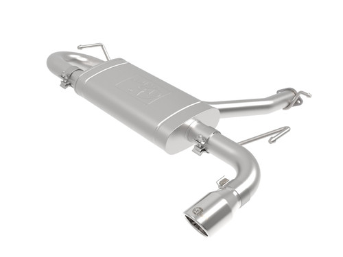 aFe Takeda 2.5in 304 SS Axle-Back Exhaust w/Polished Tips 18-22 Hyundai Kona L4-1.6L (t) AWD - 49-37017-P