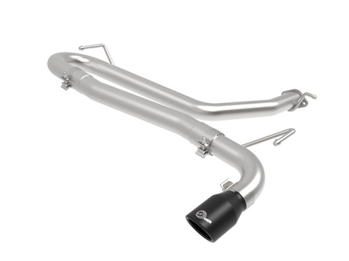 aFe Takeda 2.5in 304 SS Axle-Back Exhaust w/o Muffler w/BlackTips 18-22 Hyundai Kona L4-1.6L (t) AWD - 49-37017NM-B