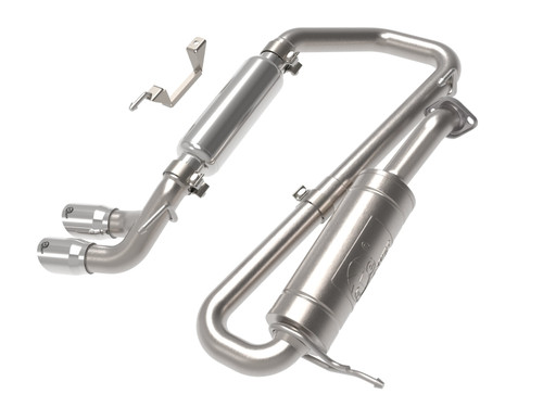 aFe 18-21 Suzuki Jimny Takeda 2-1/4in. 304 SS Cat-Back Exhaust w/ Polished Tip - 49-37020-P