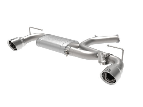 aFe Hyundai Veloster N 21-22 L4-2.0L (t) Takeda Axle-Back Exhaust System- Polished Tips - 49-37029-P