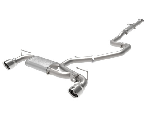 aFe Hyundai Veloster N 21-22 L4-2.0L (t) Takeda Cat-Back Exhaust System- Polished Tips - 49-37030-P