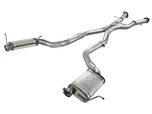 aFe MACHForce XP 12-17 Jeep Grand Cherokee WK2 SRT8 V8-6.4L 304SS Cat-Back Exhaust w/o Resonator - 49-38058