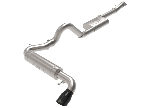 aFe Apollo GT 3in 409 SS Cat-Back Exhaust 2021 Ford Bronco L4-2.3L (t)/V6-2.7L (tt) w/ Black Tip - 49-43136-B