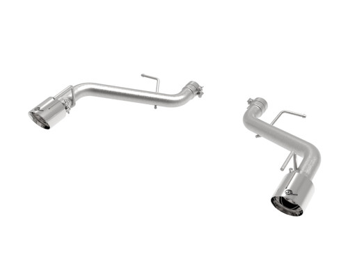 aFe POWER MACH Force-Xp 2.5in Axle-Back Exhaust System 16-20 Chevrolet Camaro SS V8 6.2L - Polished - 49-44118-P