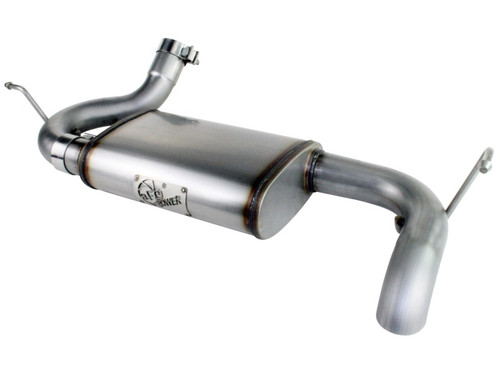 aFe MACHForce XP 07-17 Jeep Wrangler V6-3.6/3.8L 409 SS 2.5in Axle-Back Exhaust - 49-46219