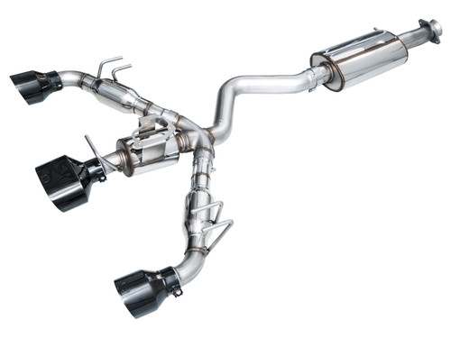 AWE Tuning 2023+ Toyota GR Corolla Touring Edition Exhaust - Diamond Black Tips - 3015-53472