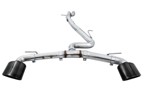 AWE Tuning 18-19 Audi TT RS 8S/RK3 2.5L Turbo Track Edition Exhaust - Diamond Black RS-Style Tips - 3020-33062