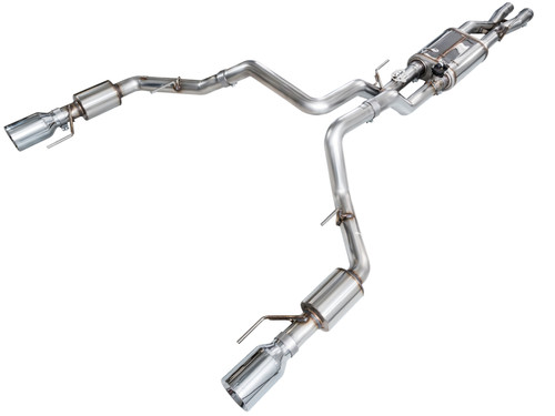 AWE Gen 3 Raptor R SwitchPath Exhaust  - Chrome Silver Tips - 3025-32852