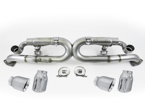 AWE Tuning Porsche 991 SwitchPath Exhaust for Non-PSE Cars Chrome Silver Tips - 3025-42012