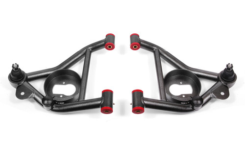 BMR 82-92 Chevy Camaro / 82-92 Firebird Non-Adj. Lower A-Arms (Polyurethane) - Black Hammertone - AA008H