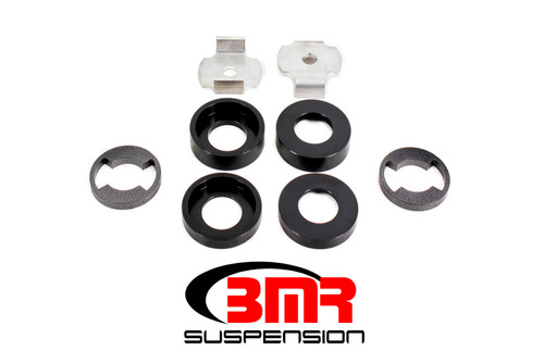 BMR 15-24 S550 Mustang Cradle Bushing Lockout Kit Level 1 - Black - CB010