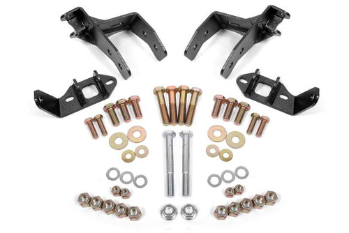 BMR 78-87 G-Body Coilover Conversion Kit Rear Non-adj Shock Mount w/o CAB - Black Hammertone - CCK461H