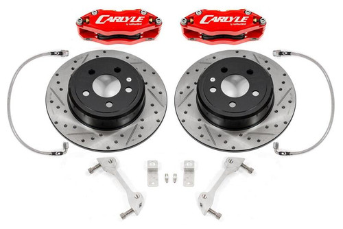 BMR Carlyle Racing 15" Brake Kit for Conversion Red Calipers - Dodge Hellcat Non-Redeye / Demon