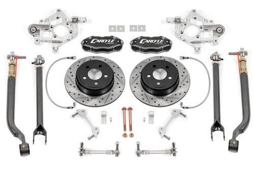 BMR Carlyle Racing 15" Conversion Kit - Black Calipers - Dodge Hellcat Redeye or Demon