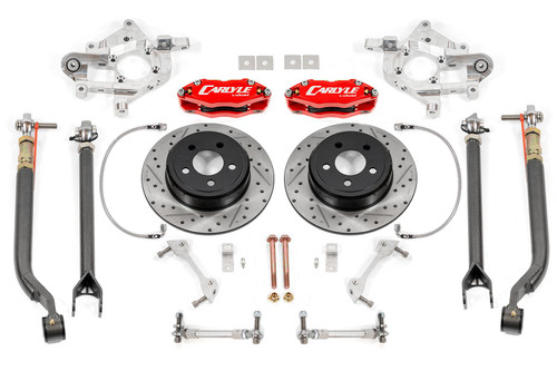 BMR Carlyle Racing 15" Conversion Kit - Red Calipers - Dodge Hellcat Redeye or Demon