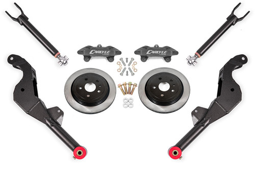 BMR 08-09 Pontiac G8 / 14-17 Chevrolet SS 15in Conversion Kit w/ Solid Rotors & Black Calipers - DRP300H