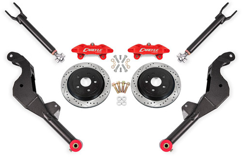 BMR 14-17 Chevrolet SS 15in Conversion Kit w/ Drilled & Slotted Rotors & Red Calipers - DRP303H
