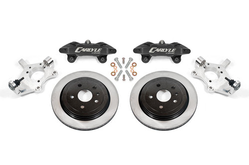 BMR Carlyle Racing 15" Conversion Kit - Solid Rotors / Black Calipers - 05-13 C6 Corvette