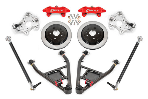 BMR Carlyle Racing 15" Conversion Kit - Solid Rotors / Red Calipers - 14-19 C7 Corvette BMR Carlyle Racing 15" Conversion Kit - Solid Rotors / Red Calipers - 14-19 C7 Corvette
