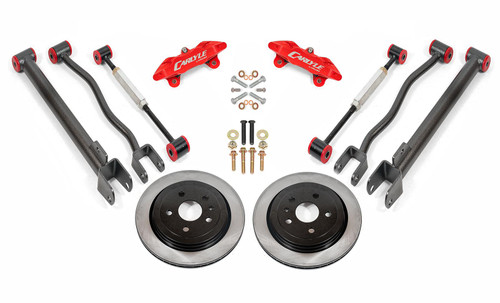 BMR Carlyle Racing 15" Conversion Kit - Solid Rotors / Red Calipers - 09-15 CTS-V