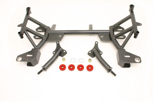 BMR 93-02 F-Body K-Member w/ SBC/BBC Motor Mounts and Pinto Rack Mounts - Black Hammertone - KM005-1H