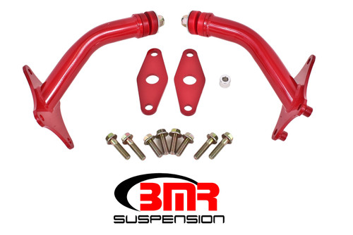 BMR Motor Mounts w. Integrated Stands w. Poly Bushings - Red - 16-24 Camaro / 16-19 CTS-V