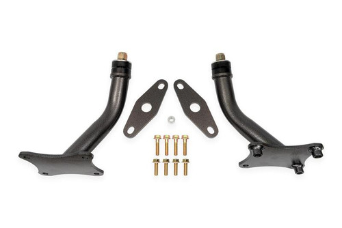 BMR 16-24 Chevrolet Camaro (6th Gen) Motor Mount Kit w/ Solid Bushings - Black Hammertone - MM362H