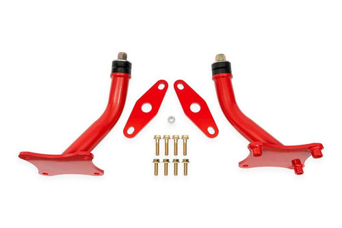 BMR 16-24 Chevrolet Camaro (6th Gen) Motor Mount Kit w/ Solid Bushings - Red - MM362R