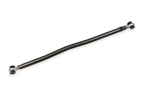 BMR 21+ Ford Bronco DOM Steel Panhard Rod w/ Double Adj. Rod Ends - Black Hammertone - PHR1864H