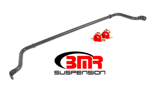 BMR Sway Bar Kit With Bushings, Rear, Hollow, Non-adjustable, Black - 16-24 Camaro