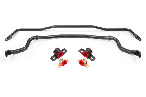 BMR 15-22 S550 Mustang Sway Bar Kit with Bushings Front and Rear Black Hammertone - SB760H
