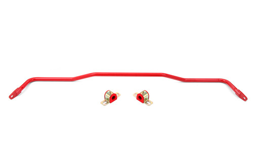 BMR 15-22 S550 Mustang Sway Bar Kit Rear Hollow 22mm Non-Adjustable Red - SB762R