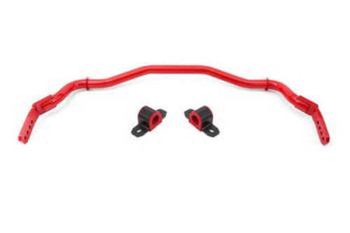 BMR 15-22 S550 Mustang Sway Bar Kit Front Hollow 38mm 3-Hole Adjustable Red - SB764R