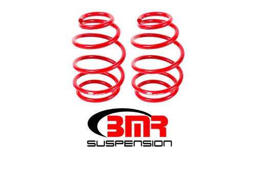 BMR 10-15 5th Gen Camaro V8 Front Lowering Springs - Red - SP023R