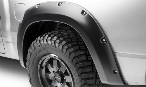 Bushwacker 19-22 Dodge Ram 1500 Pocket Style Rear Flares 2pc - Black - 50054-02